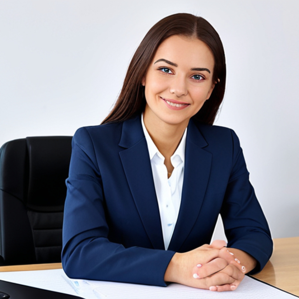 Businesswoman in Modern Office**
"A professional businesswoman in a modest business suit, sitting at a desk in a modern office. Fully clothed, appropriate attire, safe for work. Perfect anatomy, correct proportions, natural pose. Professional photography, high quality, well-formed hands, proper finger count, natural body proportions, bright and clean environment. Modest and family-friendly."
**